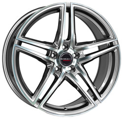 ���� ����� Borbet XRT 18/8 ET35 mf graphite polished | ������� WHS112474