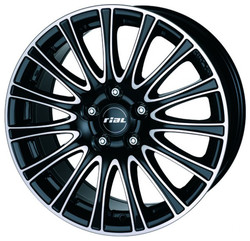 Rial RIAL RAVENNA 8.0X17 5/100 ET35 d63.3 /diamond-black front polished/ MP [RA80735B33-1] | ������� RA80735B331