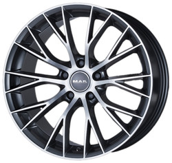 ���� ����� Mak Munchen 20/8,5 ET38 Gun metallic - mirror face | ������� WHS083889