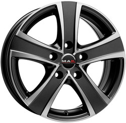 ���� ����� Mak Fuoco 5 20/9,5 ET52 Ice black | ������� WHS097591