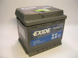 �������������� ������� Exide 53 �/�, 540 � | ������� EA530