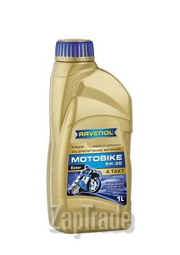 ������ �������� ����� Ravenol Motobike 4-T Ester,  � ��������-�������� � ������