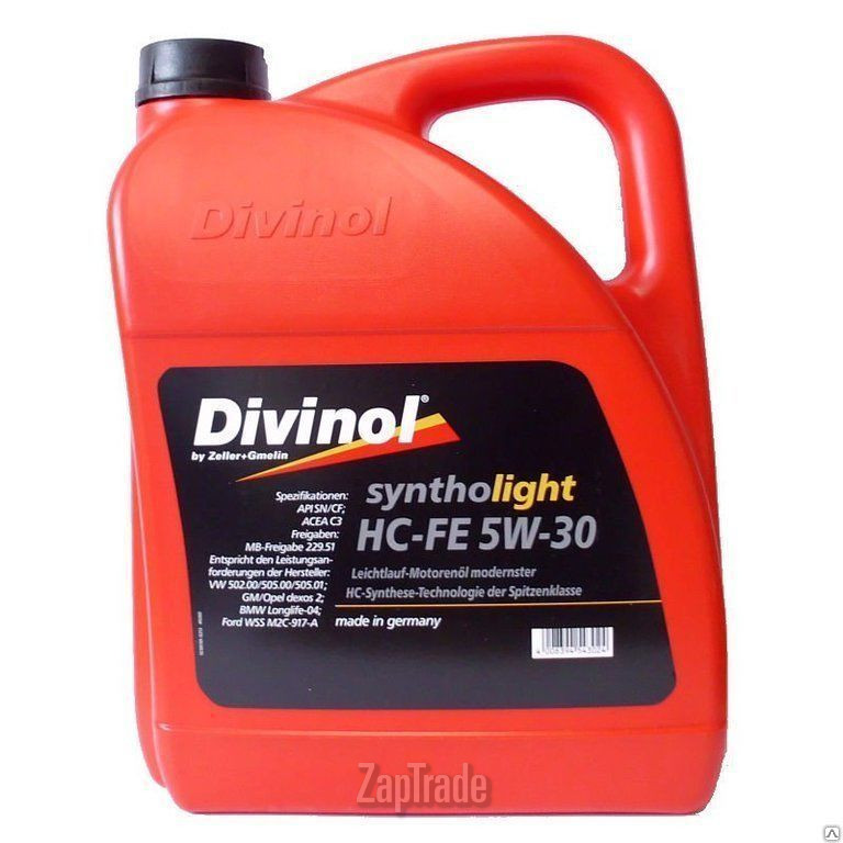 ������ �������� ����� Divinol Syntholight HC-FE 5W-30,  � ��������-�������� � ������