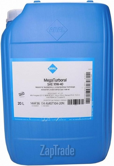 ������ �������� ����� Aral MegaTurboral,  � ��������-�������� � ������