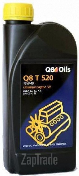 ������ �������� ����� Q8 T 520 15W-40,  � ��������-�������� � ������