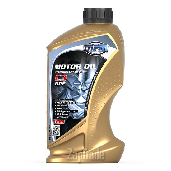 ������ �������� ����� Mpm oil Premium Synthetic C3 DPF,  � ��������-�������� � ������