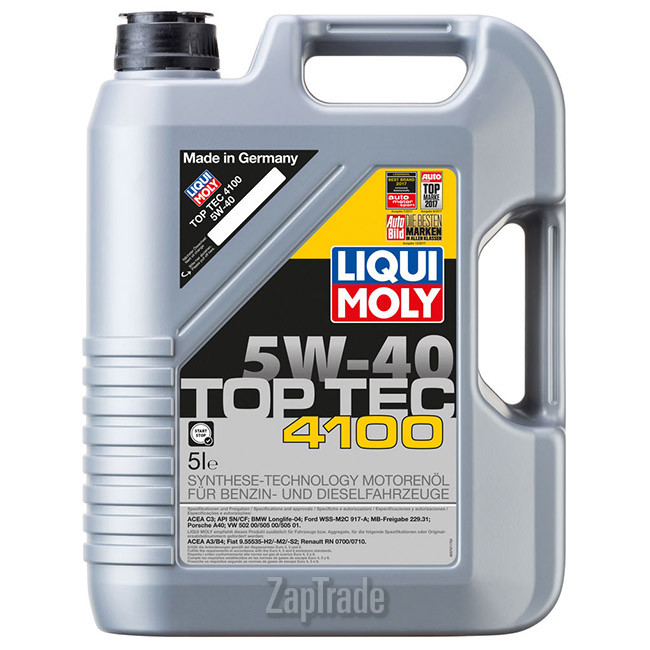 ������ �������� ����� Liqui moly Top Tec 4100,  � ��������-�������� � ������