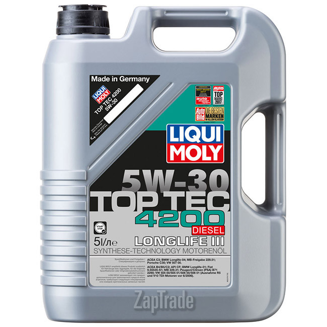 ������ �������� ����� Liqui moly Top Tec Diesel 4200,  � ��������-�������� � ������