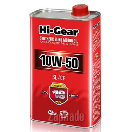������ �������� ����� Hi-gear SAE 10W-50 API SL/CF,  � ��������-�������� � ������