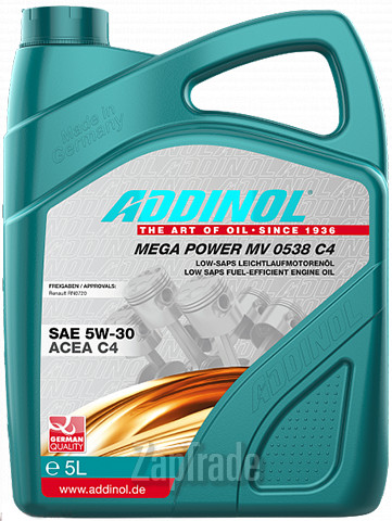 ������ �������� ����� Addinol Mega Power MV 0538 C4,  � ��������-�������� � ������