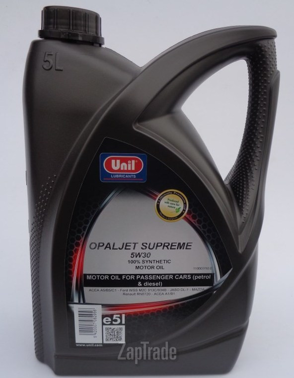 ������ �������� ����� Unil OPALJET SUPREME 5W30,  � ��������-�������� � ������
