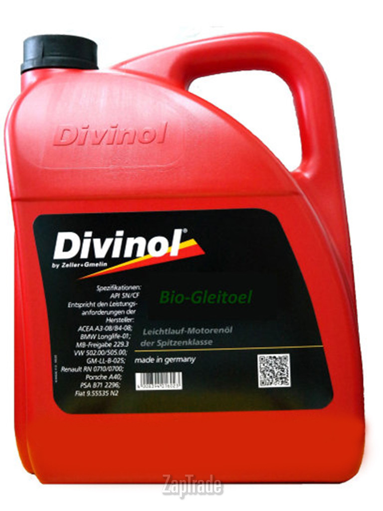 ������ �������� ����� Divinol Bio-Gleitoel,  � ��������-�������� � ������