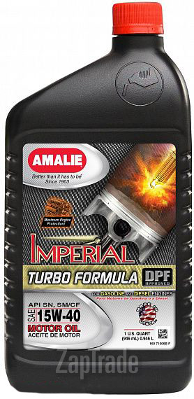 ������ �������� ����� Amalie Imperial Turbo Formula,  � ��������-�������� � ������