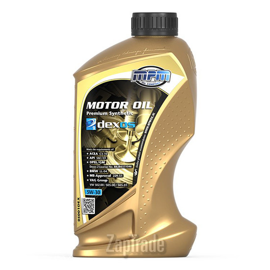 ������ �������� ����� Mpm oil Premium Synthetic GM dexos 2�,  � ��������-�������� � ������