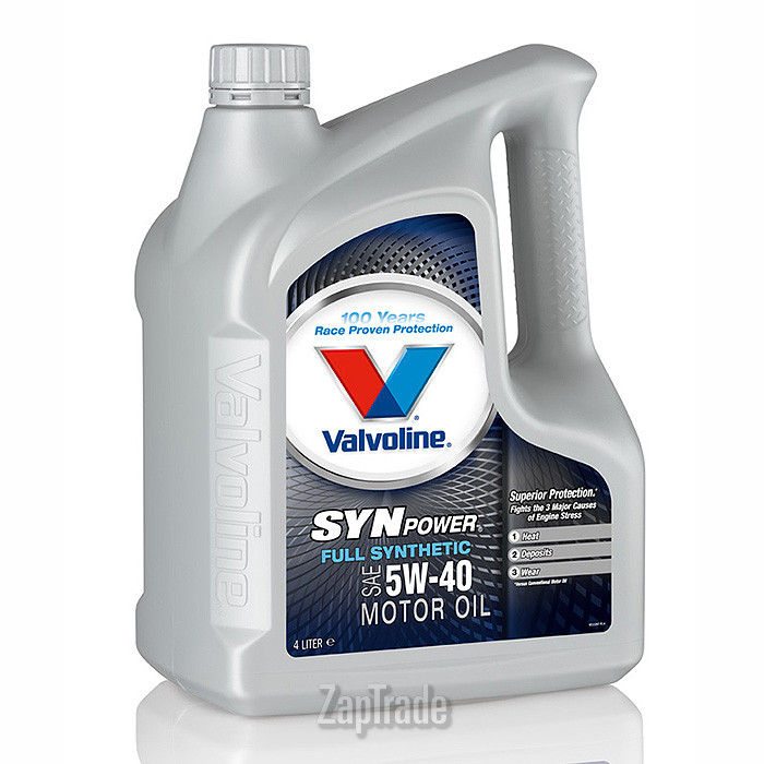 ������ �������� ����� Valvoline SYNPOWER SAE 5W-40, 4�,  � ��������-�������� � ������