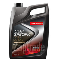 ������ �������� ����� Champion oil OEM SPECIFIC 0W30 MS-BFE,  � ��������-�������� � ������