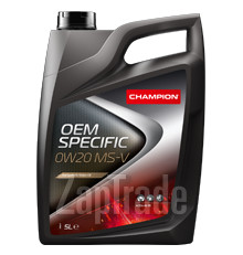 ������ �������� ����� Champion oil OEM SPECIFIC 0W20 MS-V,  � ��������-�������� � ������