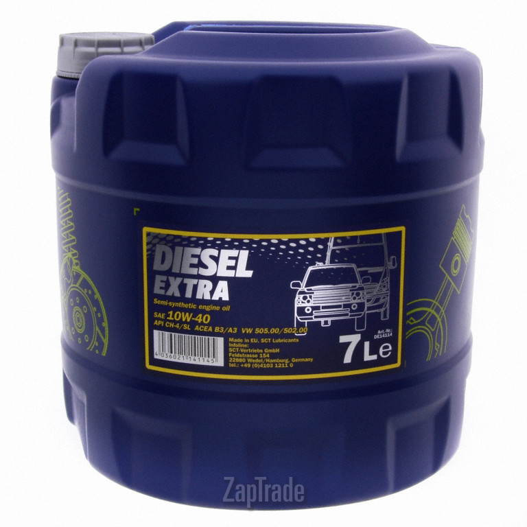 ������ �������� ����� Mannol DIESEL EXTRA (MN7504-7),  � ��������-�������� � ������