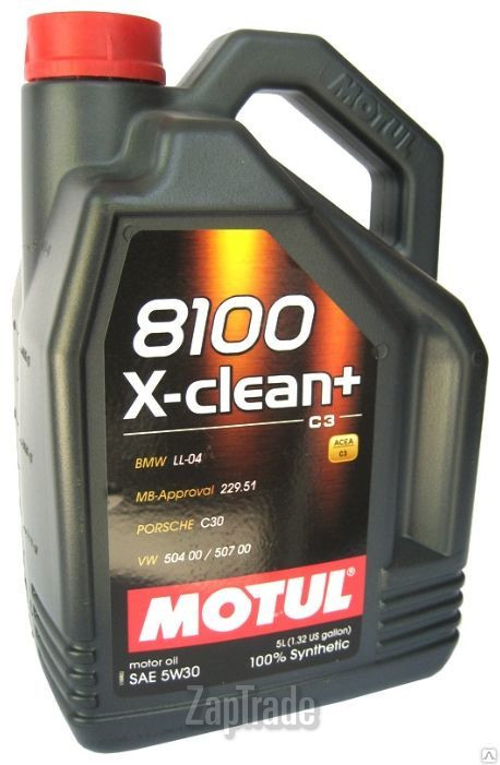 ������ �������� ����� Motul 8100 X-CLEAN +,  � ��������-�������� � ������