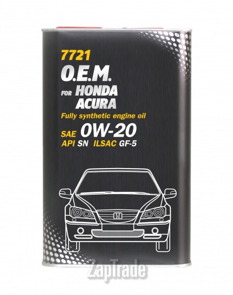 ������ �������� ����� Mannol 7721 O.E.M. for Honda Acura,  � ��������-�������� � ������