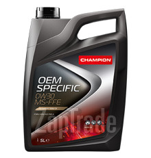 ������ �������� ����� Champion oil OEM SPECIFIC 0W30 MS-FFE,  � ��������-�������� � ������