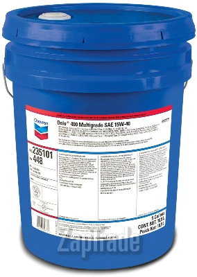 ������ �������� ����� Chevron DELO 400 MULTIGRADE,  � ��������-�������� � ������