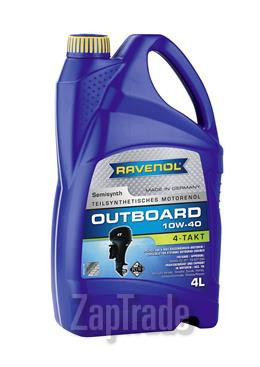 ������ �������� ����� Ravenol Outboardoel 4T,  � ��������-�������� � ������