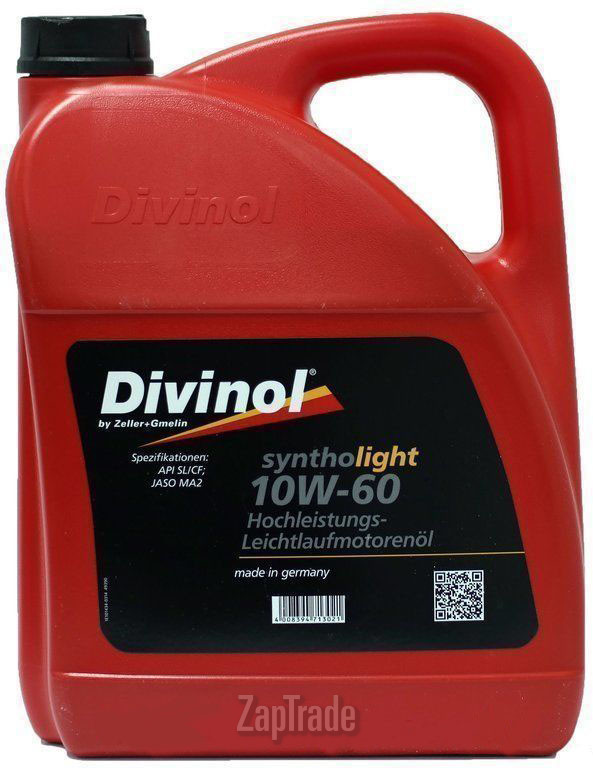 ������ �������� ����� Divinol Syntholight 10W-60,  � ��������-�������� � ������