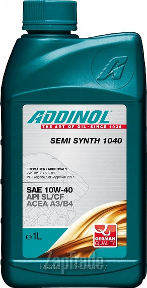 ������ �������� ����� Addinol Semi Synth 1040,  � ��������-�������� � ������