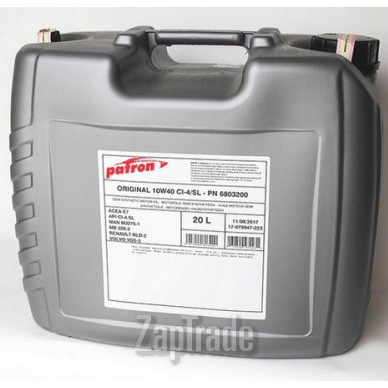 ������ �������� ����� Patron ORIGINAL CI-4/SL,  � ��������-�������� � ������