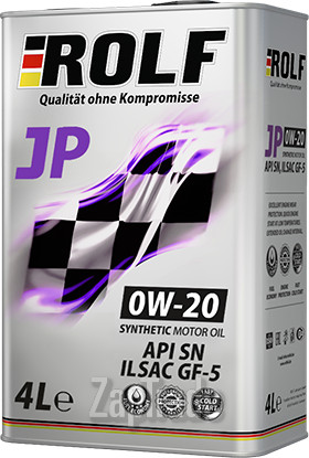 ������ �������� ����� Rolf JP SAE 0W-20 ILSAC GF-5,  � ��������-�������� � ������