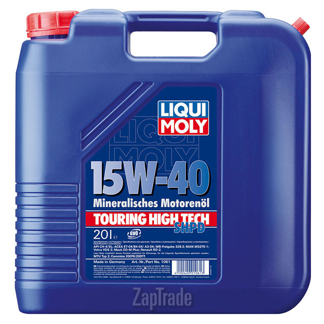 ������ �������� ����� Liqui moly Touring High Tech SHPD-Motoroil Basic,  � ��������-�������� � ������