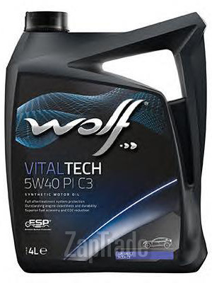 ������ �������� ����� Wolf VITALTECH 5W40 PI C3,  � ��������-�������� � ������