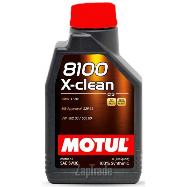 ������ �������� ����� Motul 8100 X-CLEAN +,  � ��������-�������� � ������