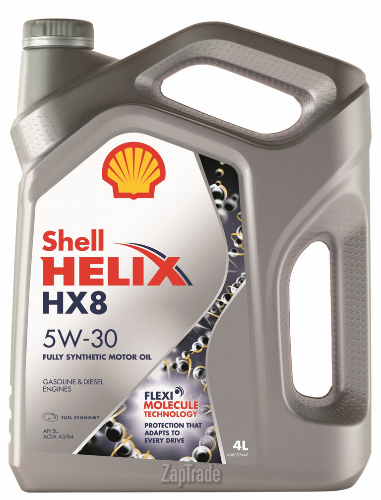 ������ �������� ����� Shell Helix HX8 Synthetic,  � ��������-�������� � ������