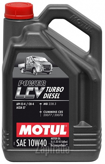 ������ �������� ����� Motul POWER LCV TURBO DIESEL,  � ��������-�������� � ������