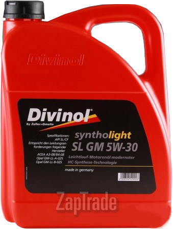 ������ �������� ����� Divinol Syntholight SL GM 5W-30,  � ��������-�������� � ������