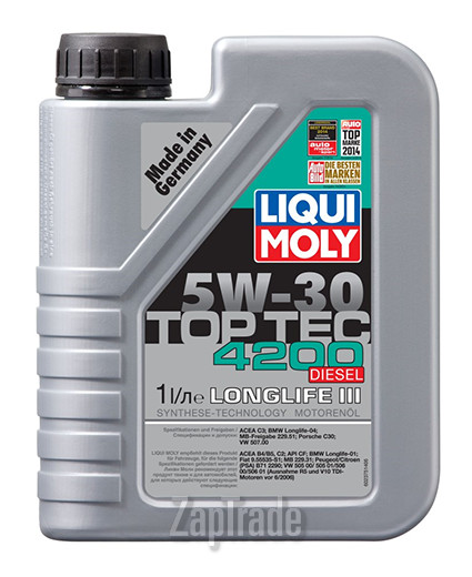 ������ �������� ����� Liqui moly Top Tec Diesel 4200,  � ��������-�������� � ������