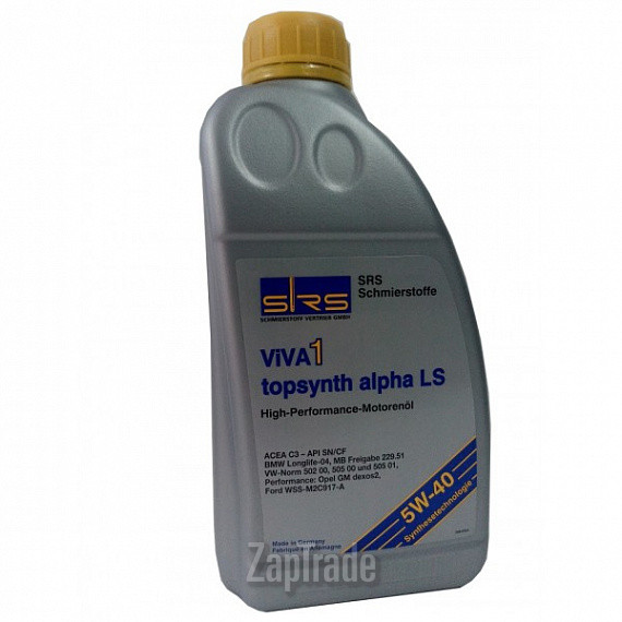 ������ �������� ����� Srs VIVA 1 Topsynth Alpha LS 5W-40,  � ��������-�������� � ������