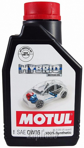 ������ �������� ����� Motul Hybrid 0W-16,  � ��������-�������� � ������
