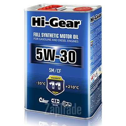 ������ �������� ����� Hi-gear SAE 5W-30 API SM/CF,  � ��������-�������� � ������