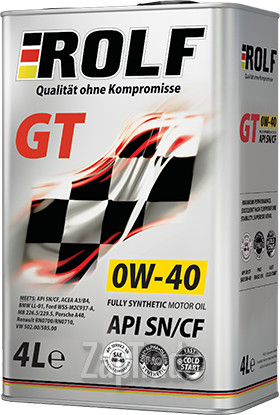 ������ �������� ����� Rolf GT SAE 0W-40,  � ��������-�������� � ������