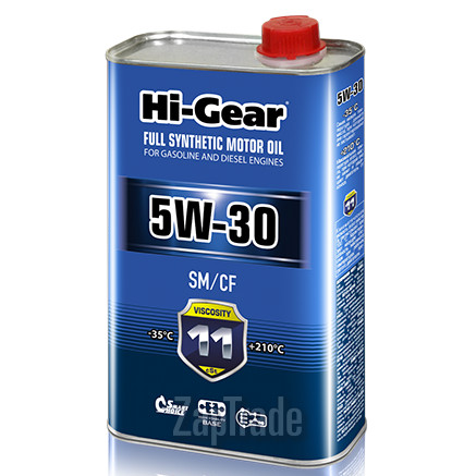 ������ �������� ����� Hi-gear SAE 5W-30 API SM/CF,  � ��������-�������� � ������