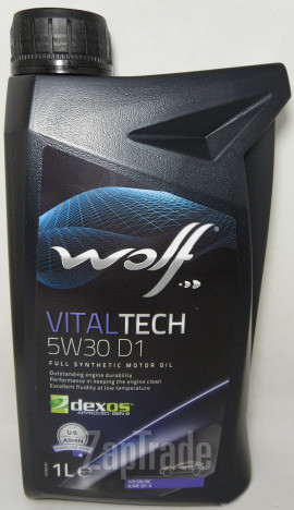 ������ �������� ����� Wolf VITALTECH 5W30 D1,  � ��������-�������� � ������