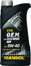 ������ �������� ����� Mannol 7711 O.E.M. for Daewoo GM (MN7711-1),  � ��������-�������� � ������