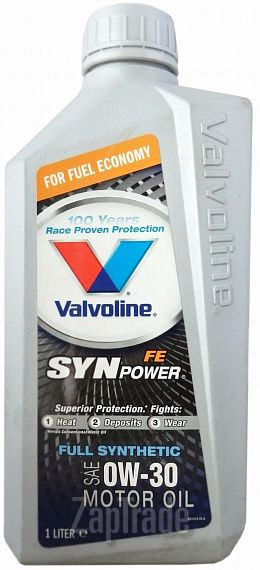 ������ �������� ����� Valvoline SynPower FE,  � ��������-�������� � ������