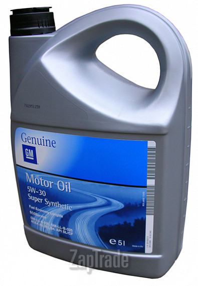 ������ �������� ����� General motors GM Motor Oil Super Synthetic,  � ��������-�������� � ������