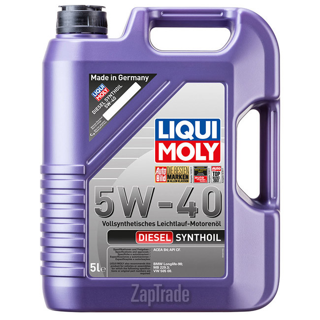 ������ �������� ����� Liqui moly Diesel Synthoil,  � ��������-�������� � ������