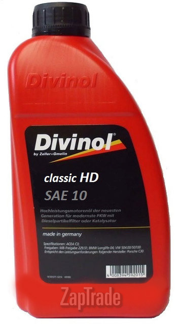 ������ �������� ����� Divinol Classic HD SAE 10,  � ��������-�������� � ������
