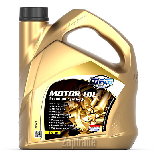 ������ �������� ����� Mpm oil Premium Synthetic,  � ��������-�������� � ������